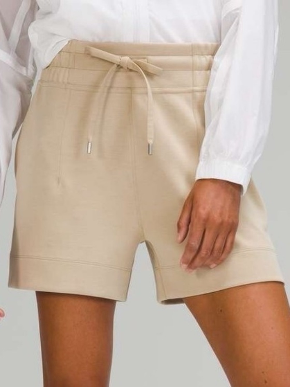 lululemon athletica High-Rise Drawstring Shorts — softstreme